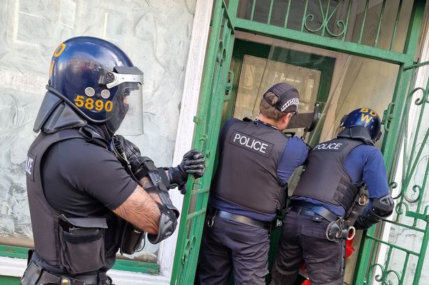 Two arrested after police burst into Morecambe building and uncover cannabis farm