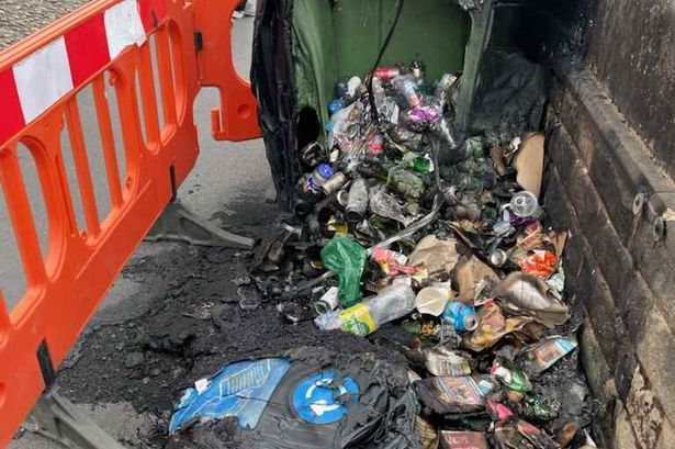 Vandals cause thousands of pounds worth of damage after setting fire to bins in Lancaster