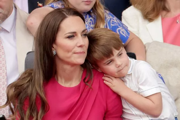 Kate Middleton’s secret gesture to keep Prince Louis in check at royal events revealed