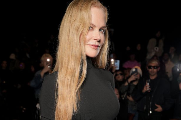 See incredibly awkward moment Nicole Kidman clashes with Salma Hayek in public at Fashion Week