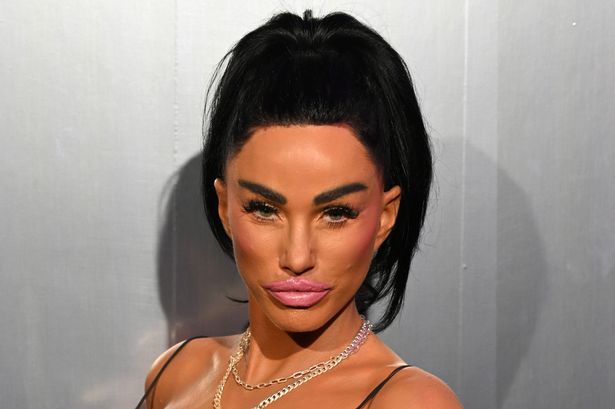 Katie Price shows off huge boobs and impossibly tight face after surgery on holiday in Cyprus