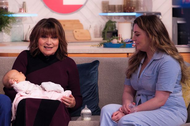 Lorraine Kelly’s daughter Rosie bravely opens up on postpartum anxiety as she appears on show with baby daughter