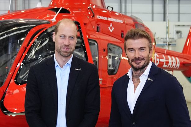 Prince William poses with David Beckham for special occasion – hours after Harry’s awards bash