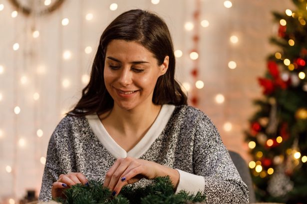 ‘I saved £70 by making my own version of an expensive Christmas garland’