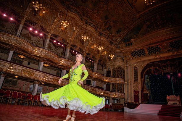 Dancing grandma tangoes around Blackpool Tower Ballroom after scooping £1m on lottery