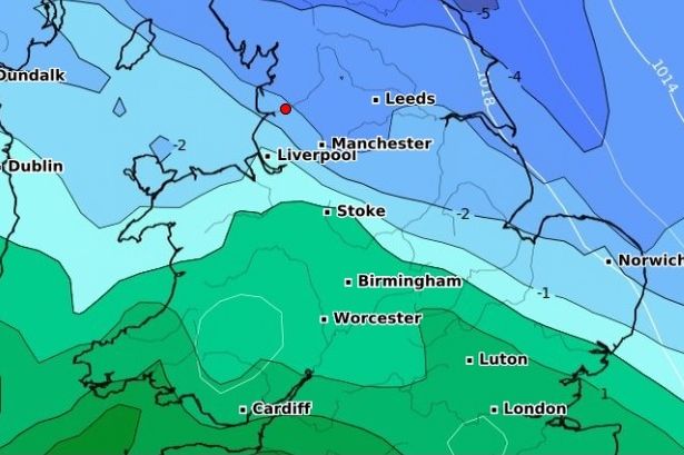 Exact date snow to hit UK as Arctic blast brings brutal -2C freeze