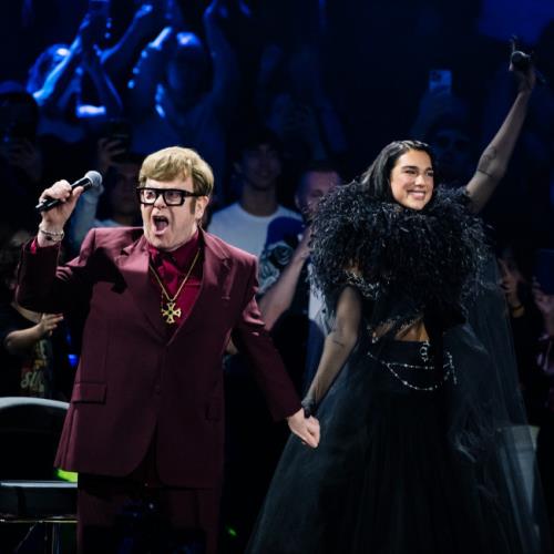 Dua Lipa brings out Elton John at Royal Albert Hall concert