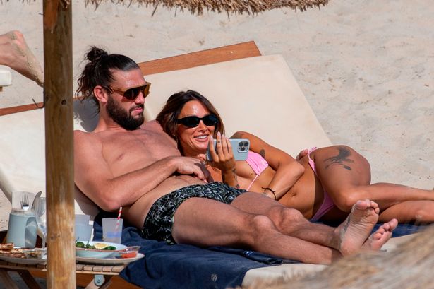 Andy Carroll seen cosied up to bikini-clad Lou Teasdale in Mallorca after split from wife Billi Mucklow