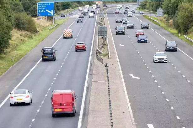 Live updates as M65 partially blocked due to vehicle fire