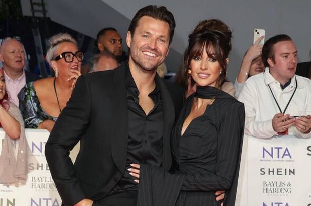 Michelle Keegan poses with Mark Wright and family ahead of Netflix star’s wedding