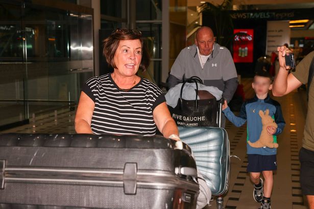 Coleen Rooney’s sons arrive in Australia with her parents ahead of I’m A Celeb reunion