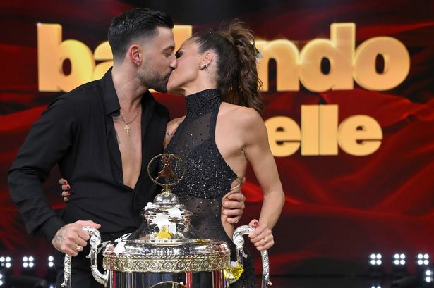 Strictly’s Giovanni Pernice kisses celebrity co-star as the couple wins Italian show