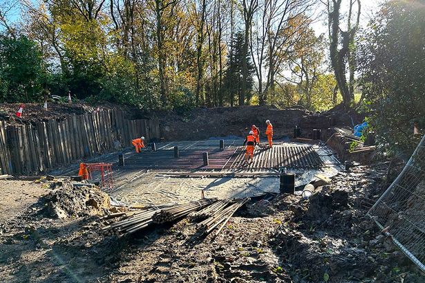 Safety fears on street after ‘ground collapses’ as major work is carried out