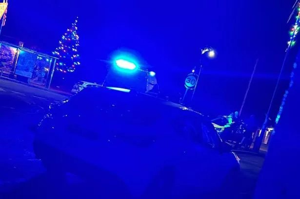 Yobs torch nativity scene and hurl missiles at cars in pre-Christmas rampage