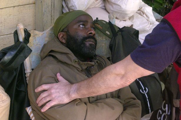 Struggling I’m A Celeb star Melvin Odoom’s tears as campmate rushes to comfort him