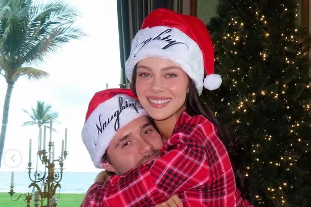 Brooklyn Beckham shares peek into Christmas with wife Nicola as his parents celebrate in Miami