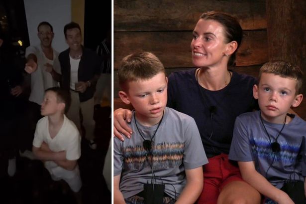 I’m A Celeb fans in hysterics after spotting Coleen Rooney’s ‘bored’ son at wrap party before flying home