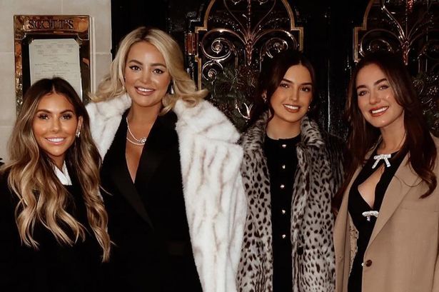 WAGs night out as Sasha Attwood and Megan Pickford enjoy lavish festive trip with £500 caviar