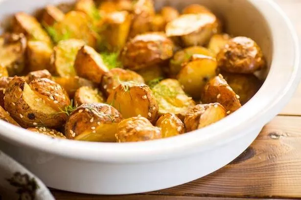 Mary Berry’s golden, crispy roast potatoes are made with a simple 12p twist