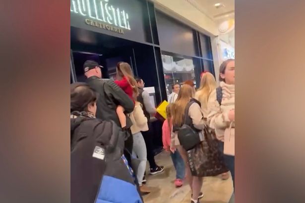 Tyson and Paris Fury ‘bump into Molly-Mae Hague’ while shopping at Trafford Centre