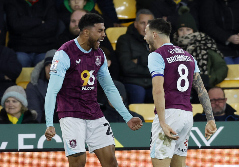 Norwich City 1-2 Burnley: Clarets battle back to win