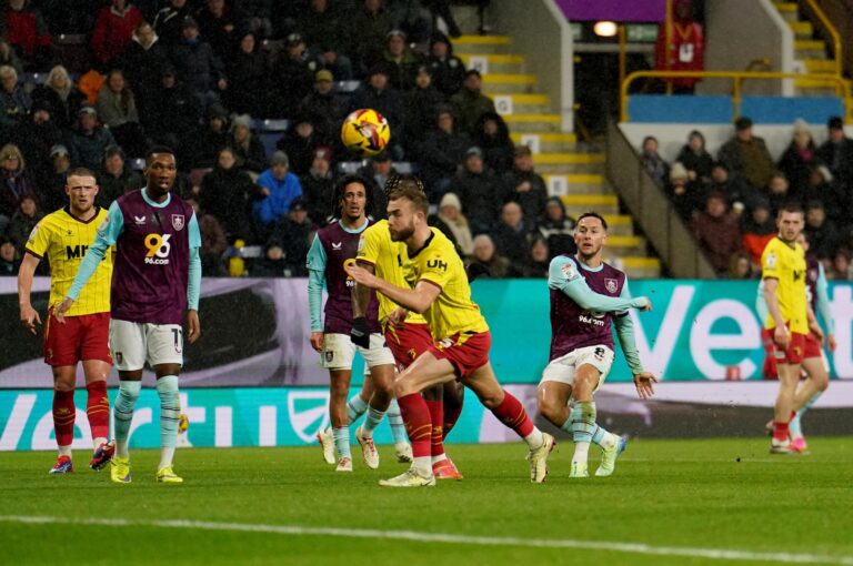 Clarets march on after vital win against Watford