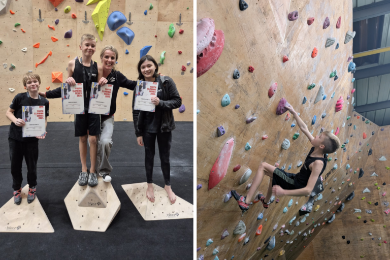 Talented climbers secure places in GB regional and national squads