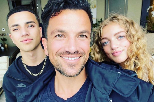 Peter Andre teams up with daughter Princess as she follows in his footsteps