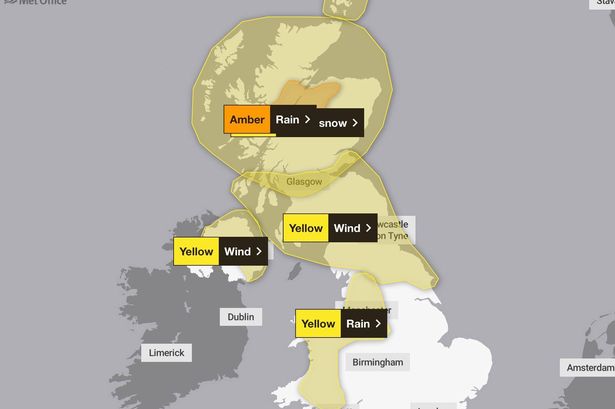 Met Office issues rare amber warning for New Year’s Eve as ‘dangerous’ weather looms