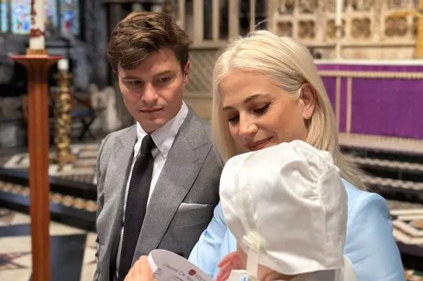 Pixie Lott branded ‘beautiful’ in adorable snaps from son Albert’s ‘magical’ Christening