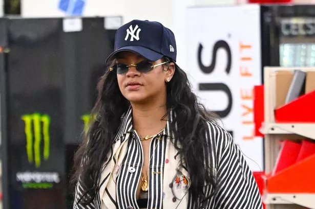 Rihanna cradles two-year-old son during family shopping trip with ASAP Rocky