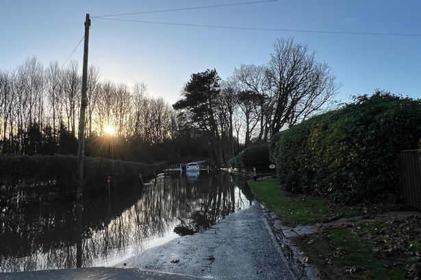 ‘James Bond’ driver chased by police before abandoning stolen car in flood water