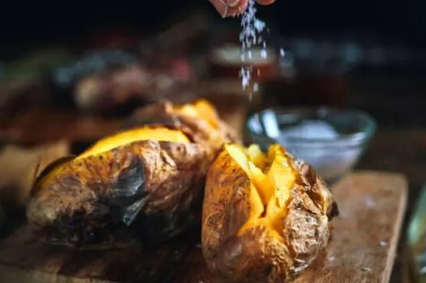 Baked potatoes are fluffy with ‘perfectly crispy’ skins every time if you add one extra ingredient