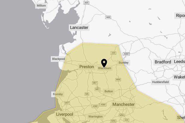 Met Office issues yellow weather warning for snow and ice in Lancashire