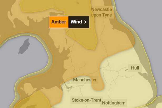 Met Office Storm Eowyn weather warning upgraded to amber as 90mph winds to batter Lancashire