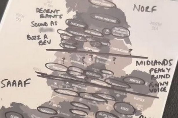 Preston man’s map of England’s ‘north-south divide’ sparks heated TikTok debate