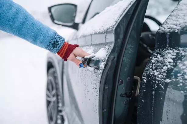 50p item that will stop your car doors freezing shut as ice and snow hit