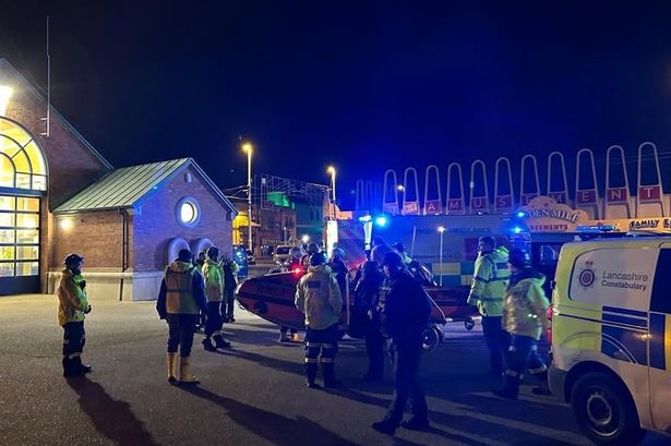 Large emergency response as person pulled from Blackpool sea in early hours