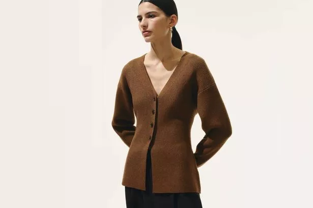 H&M’s new-in £38 waisted cardigan rivals Katie Holmes’ favourite Khaite knit