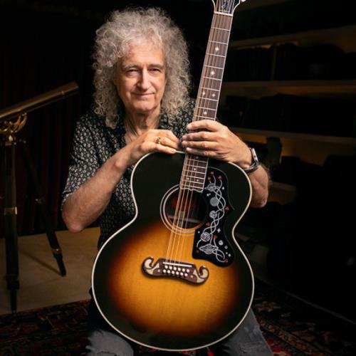 Gibson partners with Sir Brian May to release the Brian May SJ-200 12-String guitar