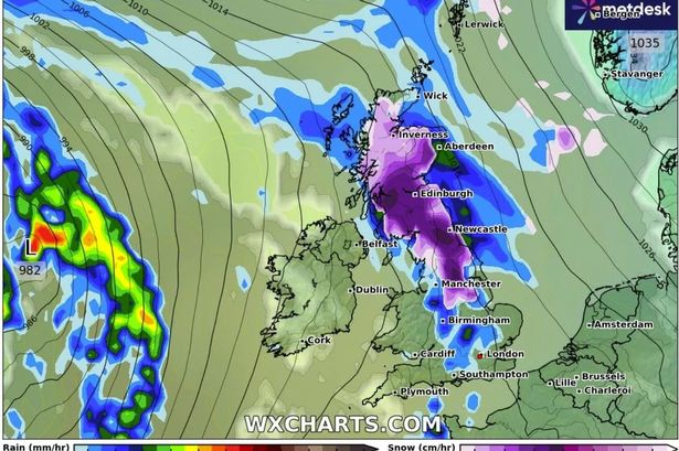 Met Office verdict on 533-mile snow blizzard hitting 16 areas of UK this weekend