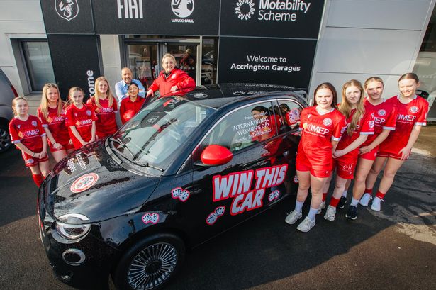 Fans have a chance to win Fiat 500 at Accrington Stanley Women’s football festival