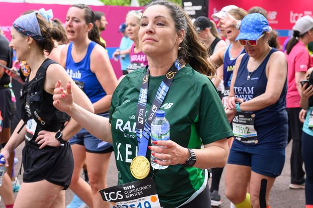 Kelly Brook’s London Marathon New Balance trainers are ‘like running on clouds’