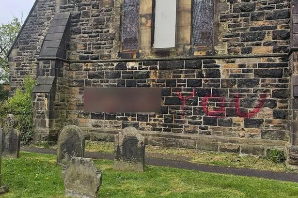 Suspect named after Leyland church and graves daubed in explicit graffiti in Good Friday ‘hate crime’ attack