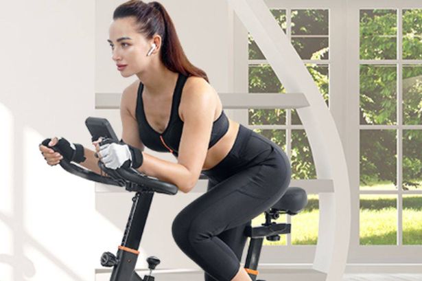 ‘Silent’ exercise bike that’s perfect for ‘exercising in bad weather’ gets priced slashed by £113