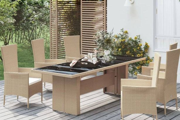 Gorgeous 6-seater rattan tablet gets axed by 81% in time for alfresco dining this mini heatwave