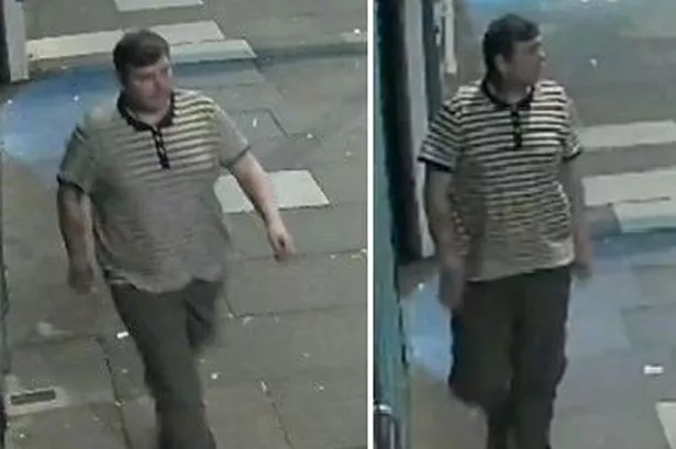 CCTV images released of man wanted in connection with Blackpool theft