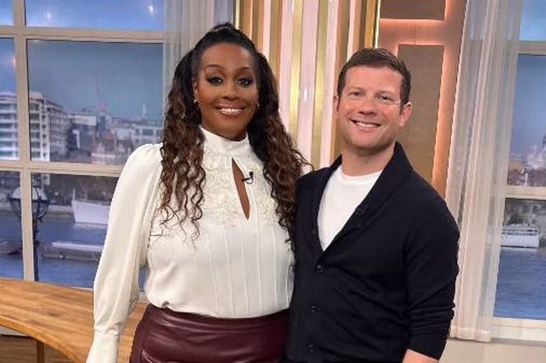 Alison Hammond’s faux leather midi skirt has fans saying she ‘looks amazing’ as she returns to This Morning