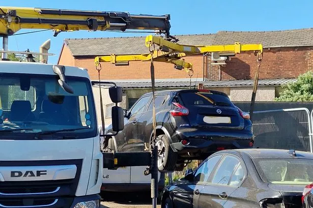 Haul of abandoned and illegal cars seized in Blackburn crackdown as streets targeted
