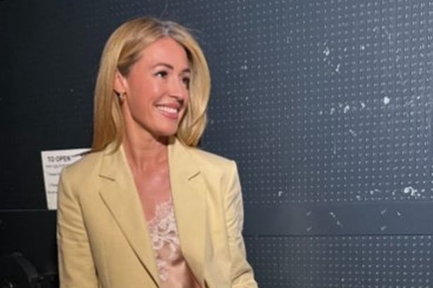Cat Deeley’s This Morning butter yellow linen suit is perfect for work this summer